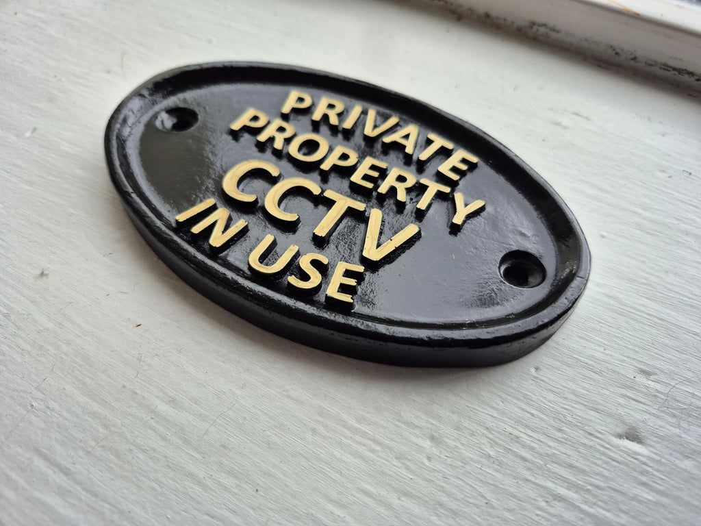 Private Property cctv