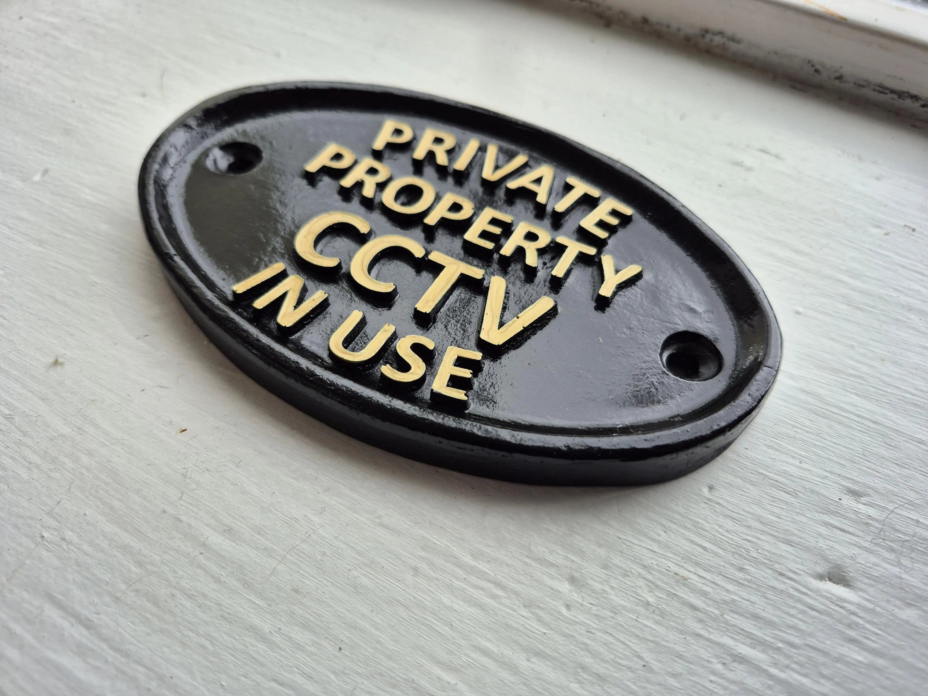 Private Property cctv