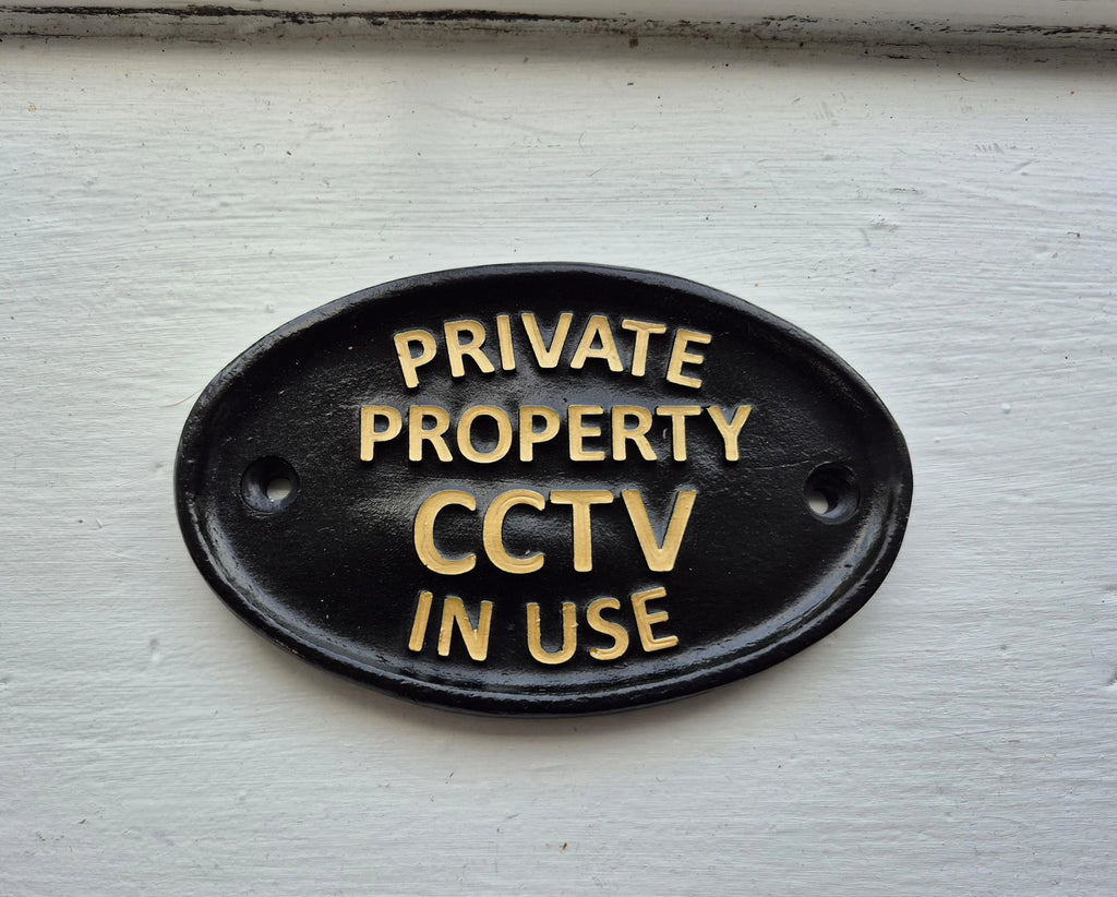 Private Property cctv